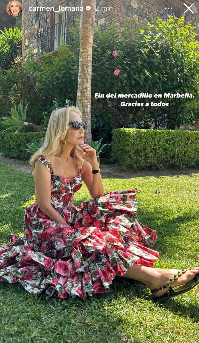 El look de Carmen Lomana.