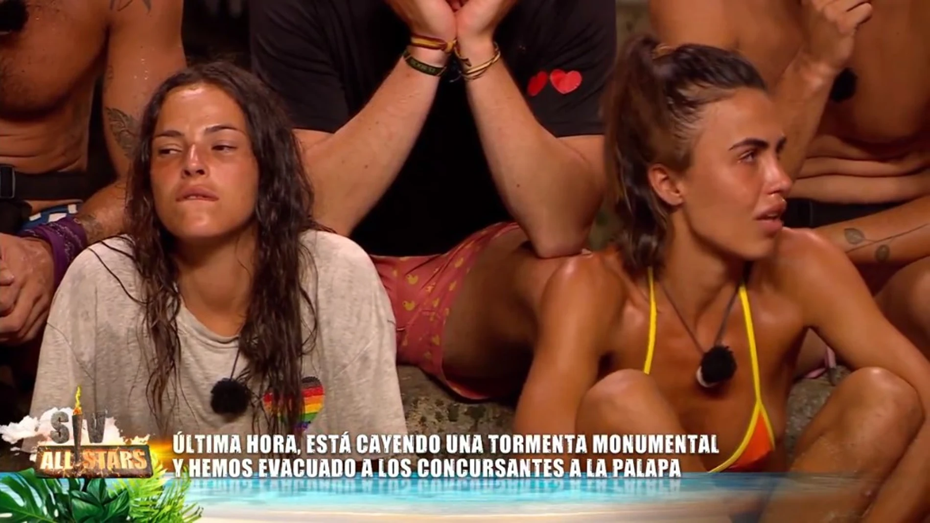 Una tormenta obligó a evacuar a los concursantes de "Supervivientes All Stars" en directo
