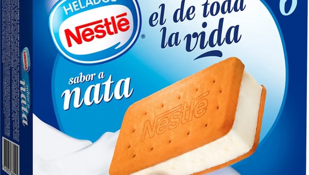 Sándwich de nata