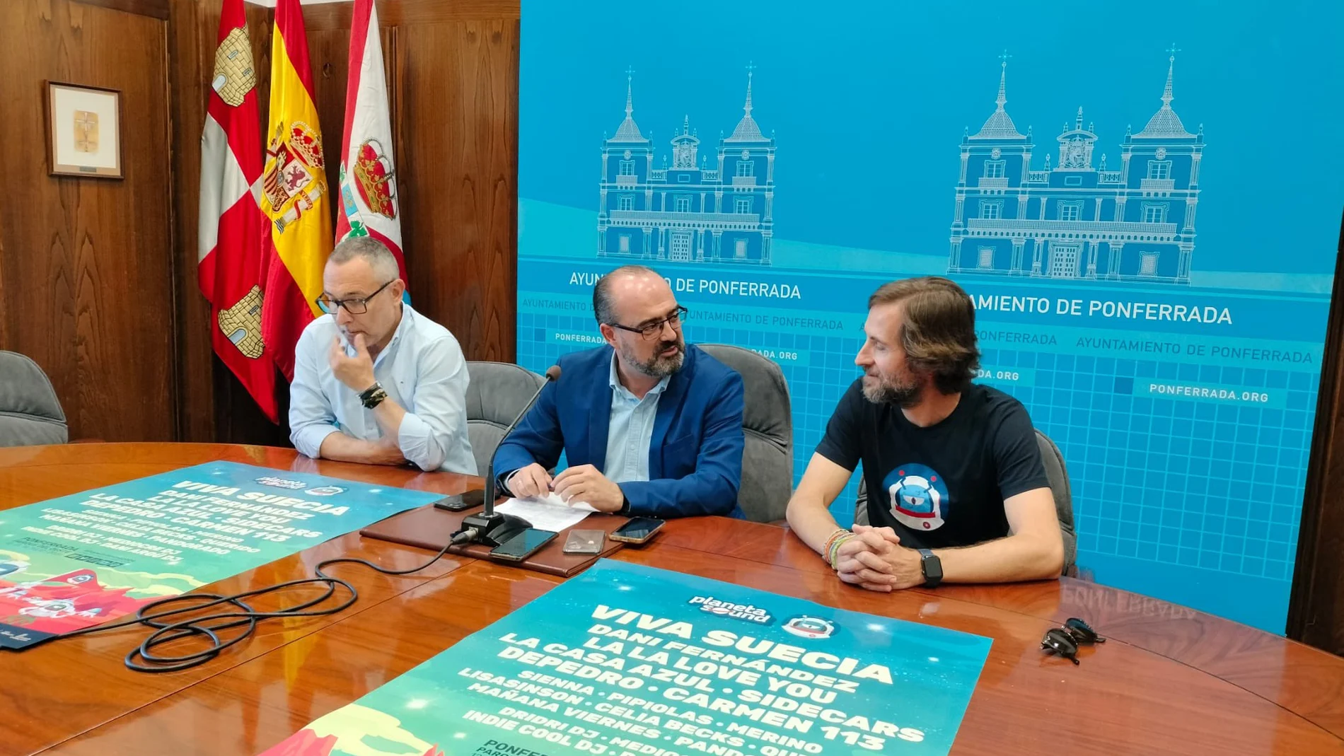 El alcalde de Ponferrada, Marco Morala, presenta el festival
