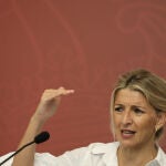 Yolanda Díaz participa en el curso ‘Una legislatura social y de cambio: la democracia en la empresa’ en San Lorenzo del Escorial