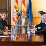 Azcón se reúne con el presidente de la consultora tecnológica Inetum