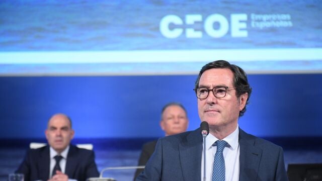 El presidente de la CEOE, Antonio Garamendi