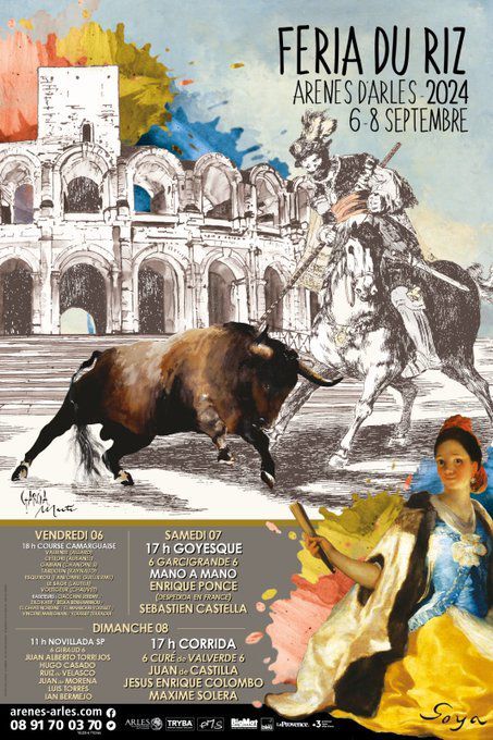 Carteles de la Feria del Arroz de Arles 2024