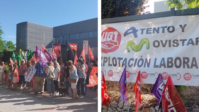 Huelga de toda la plantilla de la empresa que presta servicio a Movistar en la oficinas de Toledo