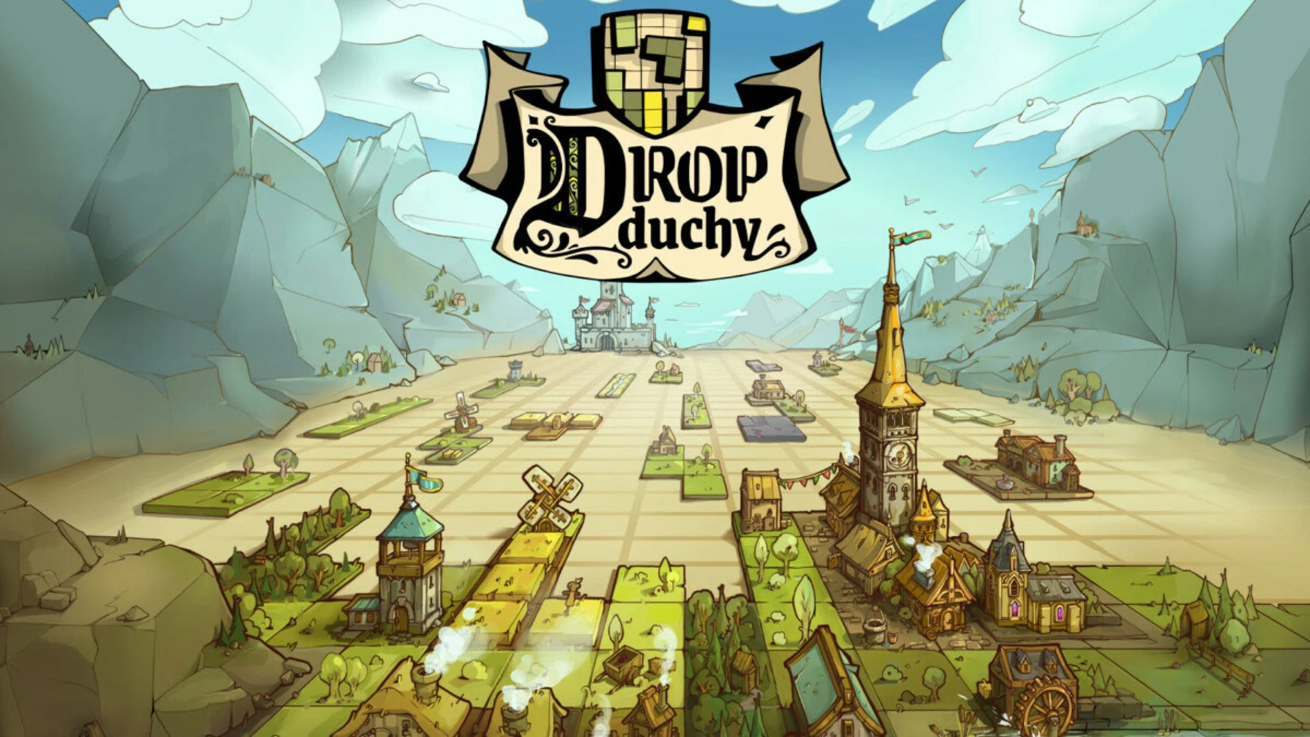 Drop Duchy: así es el nuevo juego híbrido de estrategia geométrica de colocación de bloques