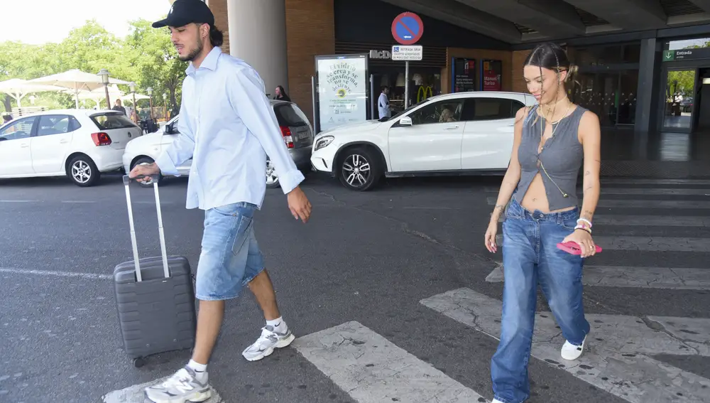 Alejandra Rubio y Carlo Costanzia.