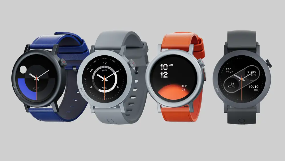Las diferentes opciones del smartwatch CMF