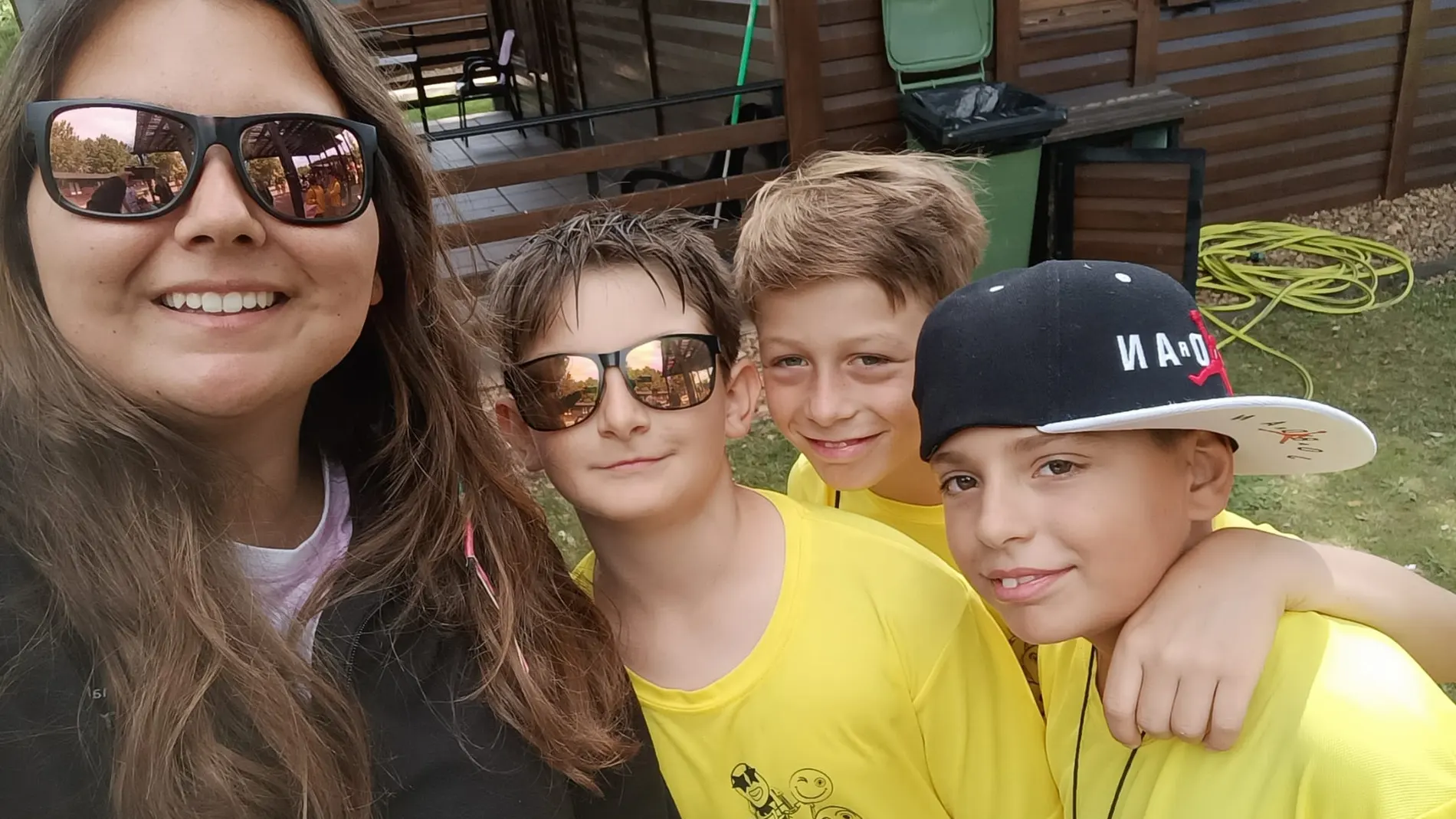 Jóvenes participantes en el Campamento de Aspaym