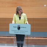 La consejera de Política Social, Familia e Igualdad, Conchita Ruiz Caballero, en una imagen de archivo