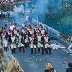 Recreación de la batalla de Pazos de Arenteiro. 