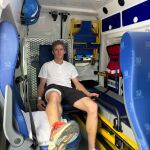 Borja Jiménez es trasladado a Sevilla apra continuar su recuperación