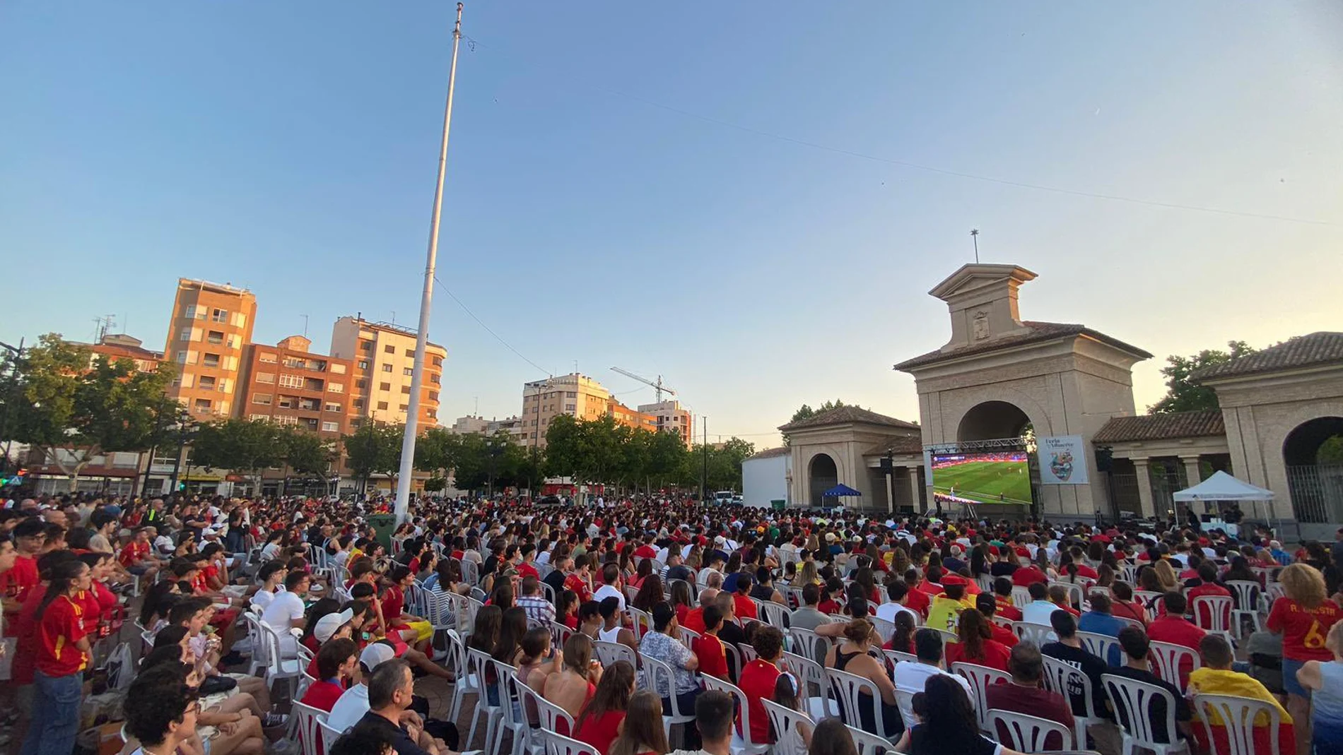 Pantalla gigante en Albacete para ver la Eurocopa 2024