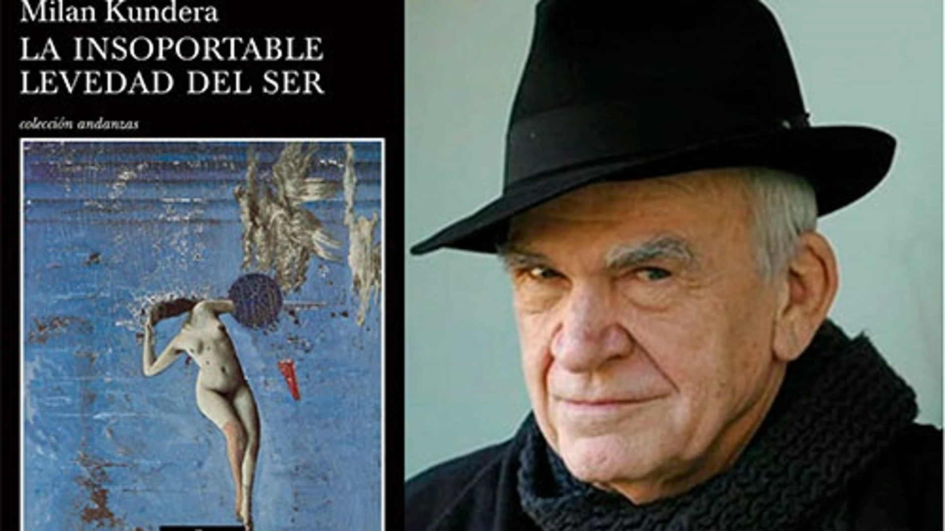 Portada de una de las novelas más famosas de Milan Kundera
