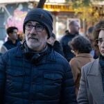 Francesc Orella, Javier Fesser y Adriana Ozores en "Custodia repartida"