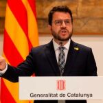 El president de la Generalitat, Pere Aragonès