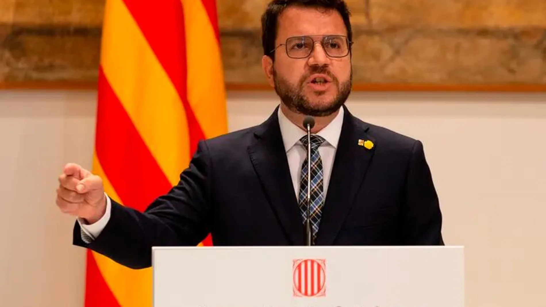 El president de la Generalitat, Pere Aragonès
