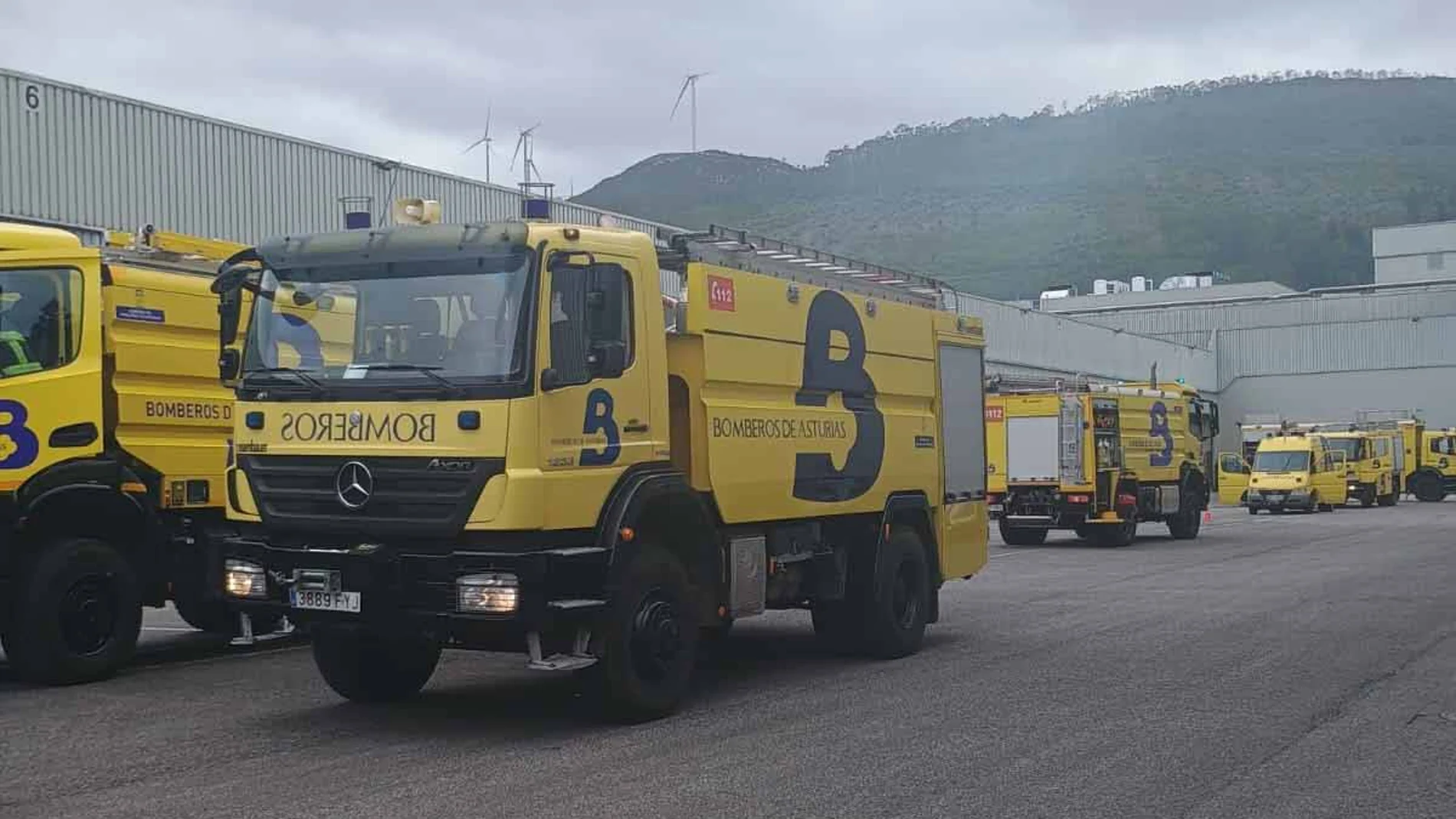 Vehículos de Bomberos del SEPA