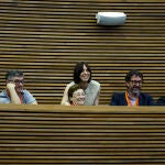 Morant ha presenciado la sesión plenaria desde la tribuna de invitados de Les Corts