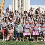 Participantes en el primer Campamento Urbano de Fuentes de Oñoro