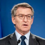 Feijóo ofrece una rueda de prensa tras el anuncio de ruptura de VOX con el PP