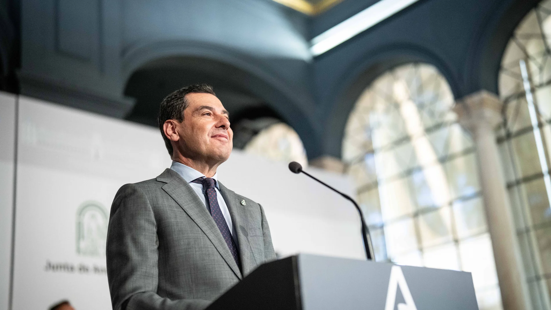El presidente andaluz, Juanma Moreno