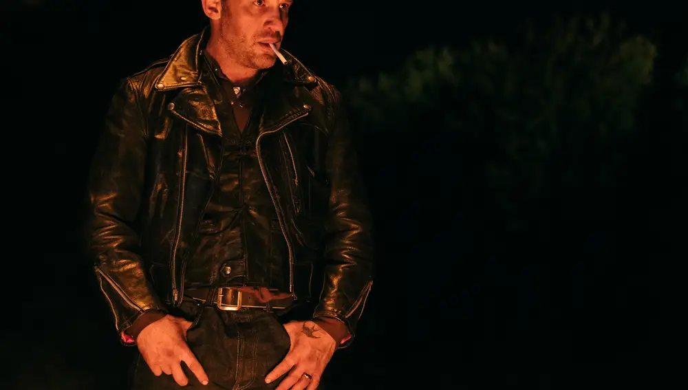 Tom Hardy en "Bikeriders"