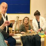 El presidente de la Diputación de Segovia, Miguel Ángel de Vicente, visita uno de los centros