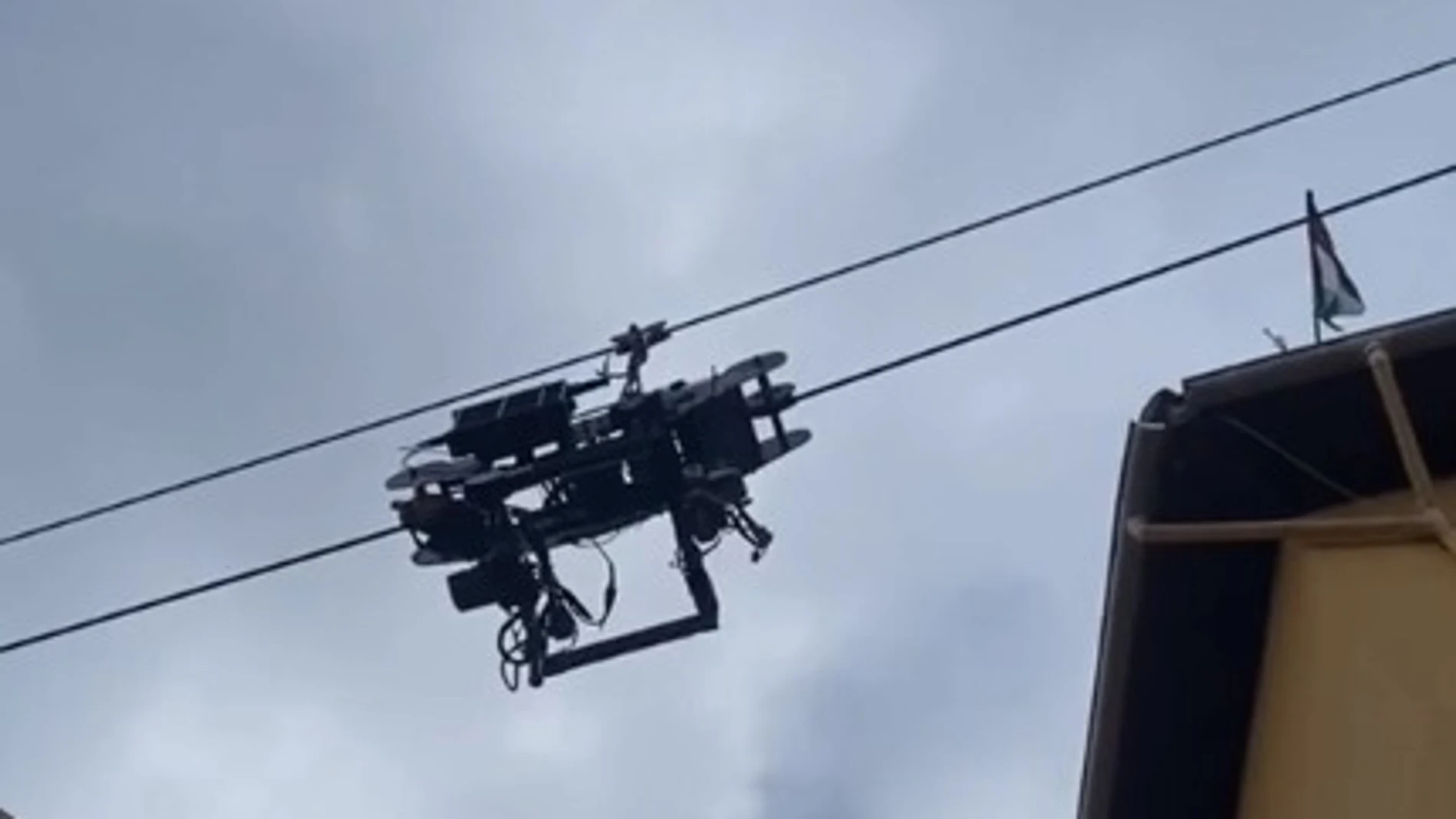 ¿Cómo funciona la cámara tirolina que usa RTVE para los encierros de Pamplona?