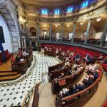 El Ayuntamiento de Valencia ha celebrado hoy un pleno extraordinario para aceptar la renuncia de Sandra Gómez que ha sido elegida eurodiputada 