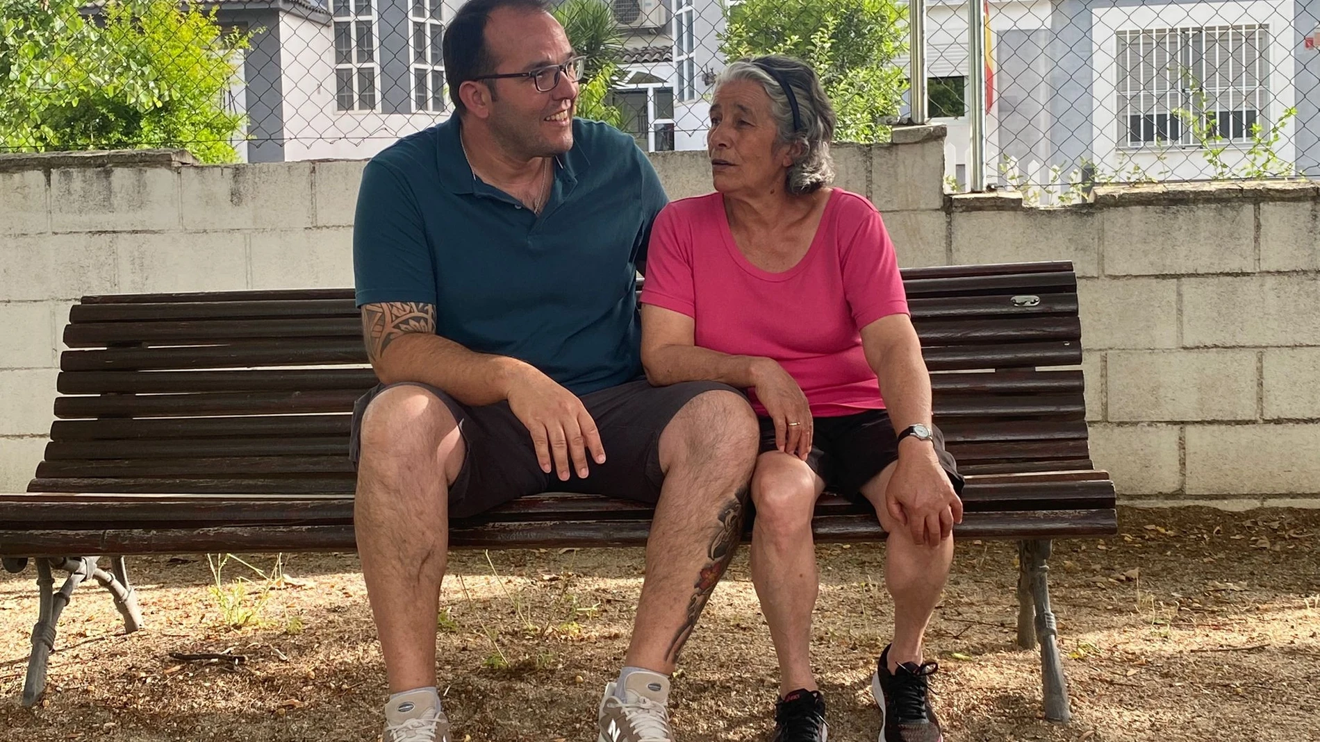 Andrés, diabético junto a su madre Eugenia