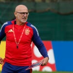 La selección española prepara la final ante Inglaterra