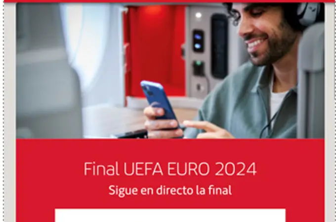La final de la Eurocopa se podrá ver en directo a bordo de todos los aviones de Iberia  La final de la Eurocopa se podrá ver en directo a bordo de todos los aviones de Iberia