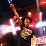 El cantante Alejo Stivel en uno de sus conciertos