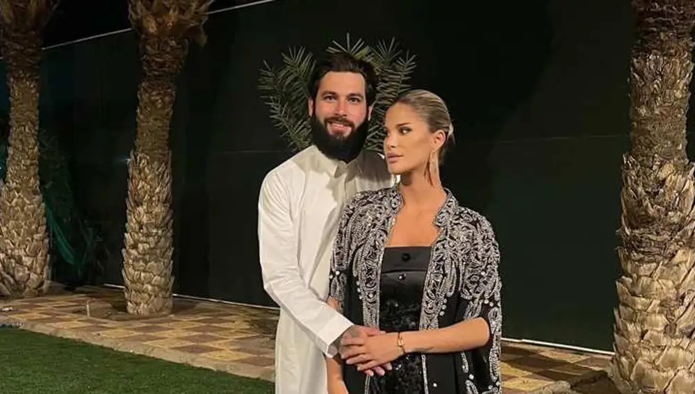 Jota Peleteiro y Ajla Etemovic en su boda
