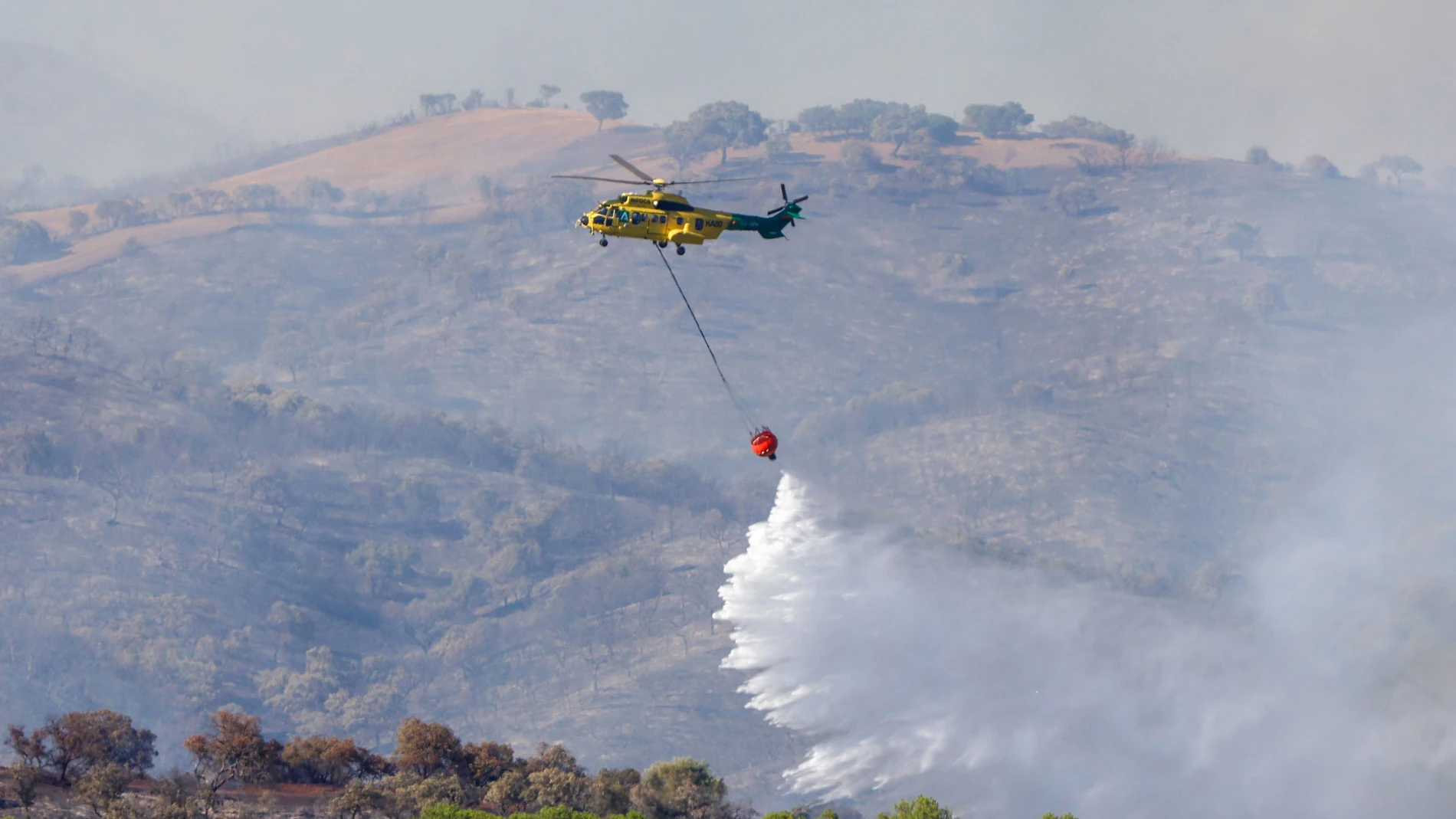Incendio en Cerro Muriano