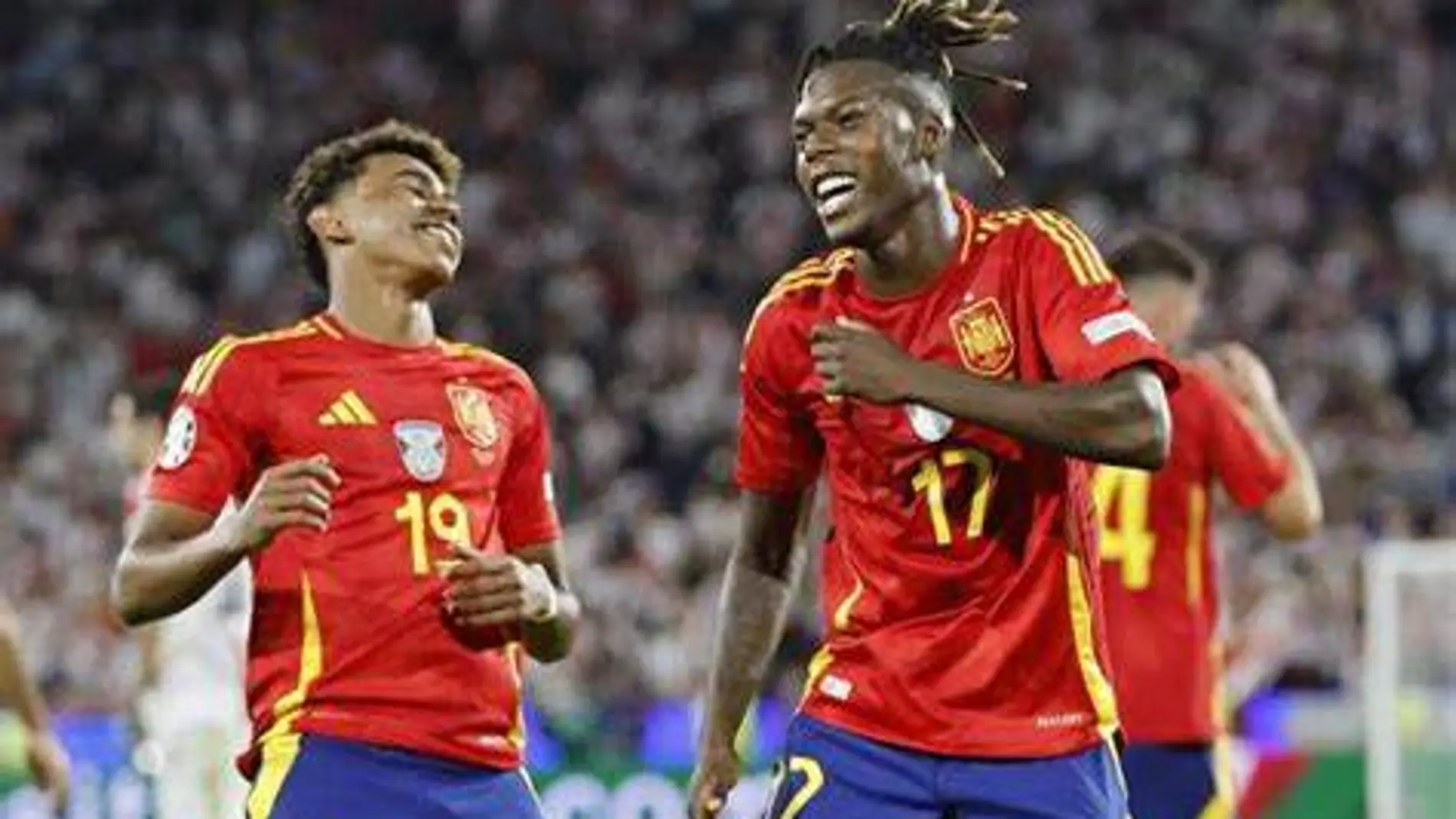 La fiesta de Lamine y Nico