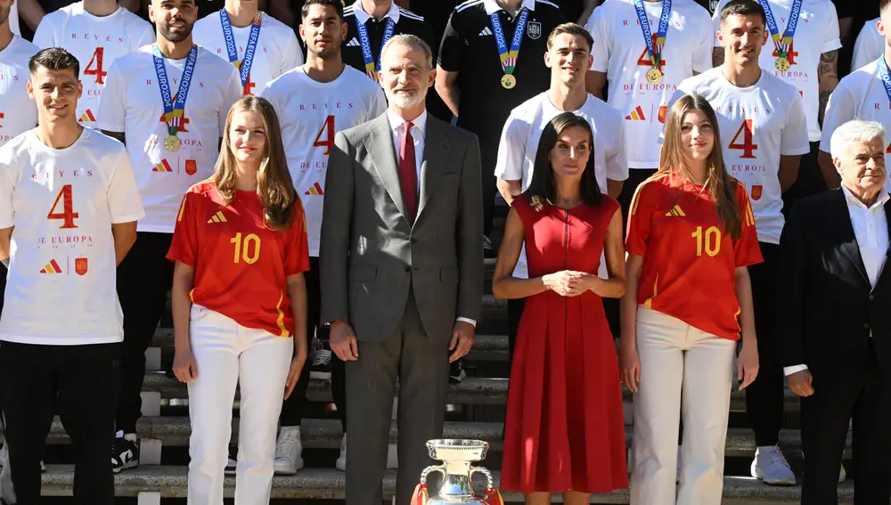 La Familia Real recibe a la Selección Española tras su victoria en la Eurocopa 2024