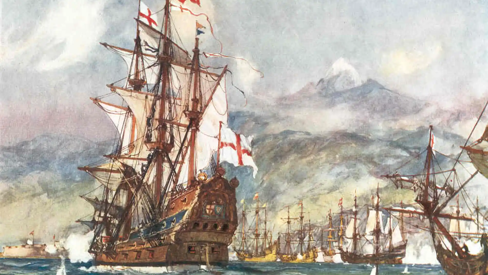 El St. George de Robert Blake, en el ataque a Santa Cruz de Tenerife de 1657
