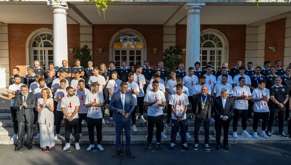 Celebración de la selección española en Madrid