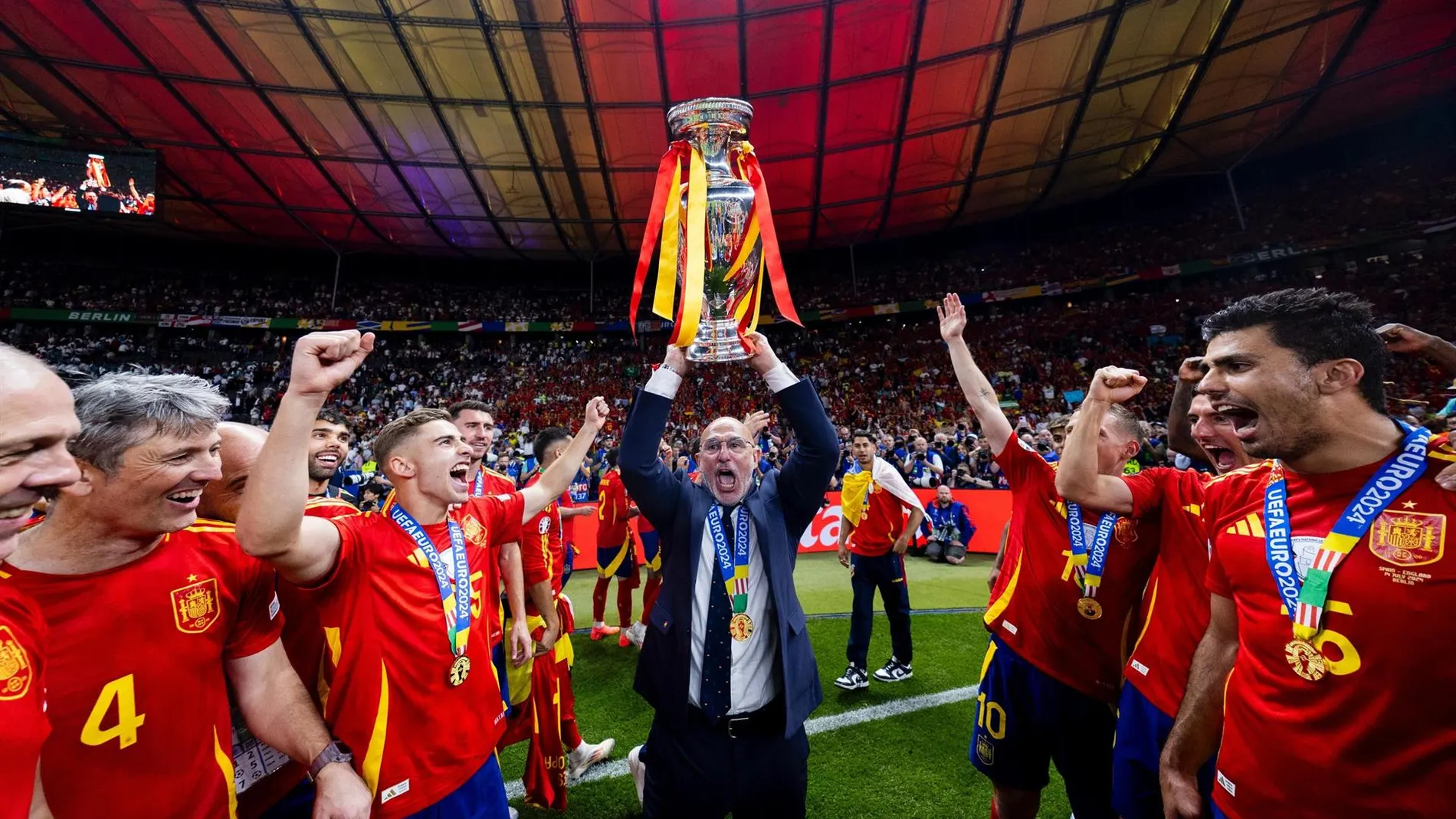 AMP.- Más de 13,5 millones de espectadores siguieron en TVE el triunfo de España en la final de la Eurocopa