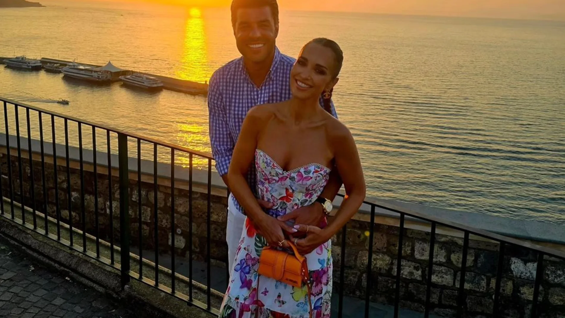 Paula Echevarría con vestido ibicenco.