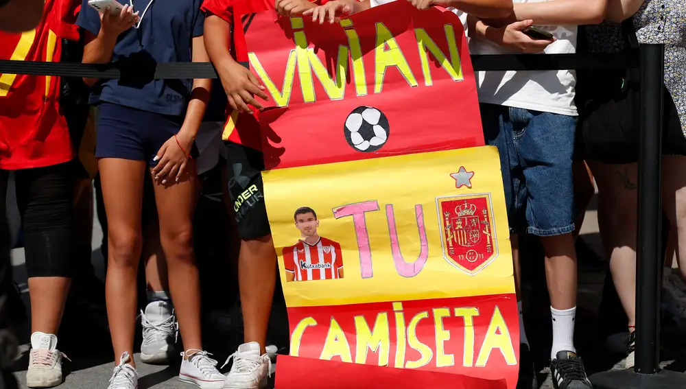 Celebración de la selección española en Madrid