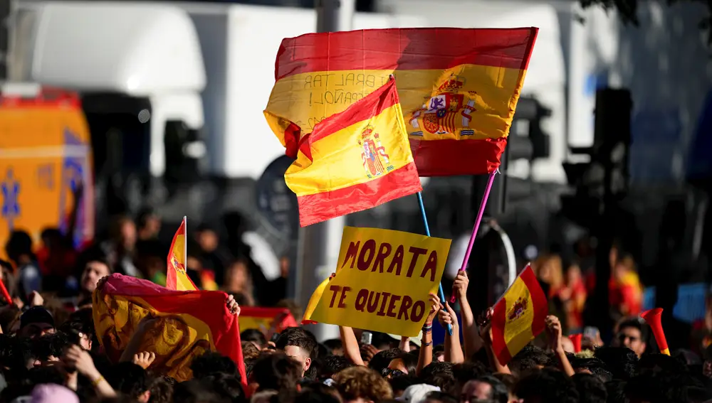 Celebration of Spain Team in Madrid as Euro 24 Champions