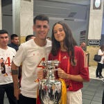Victoria Federica con Álvaro Morata.