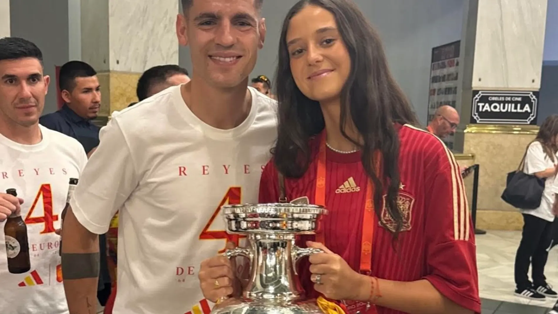 Victoria Federica con Álvaro Morata.