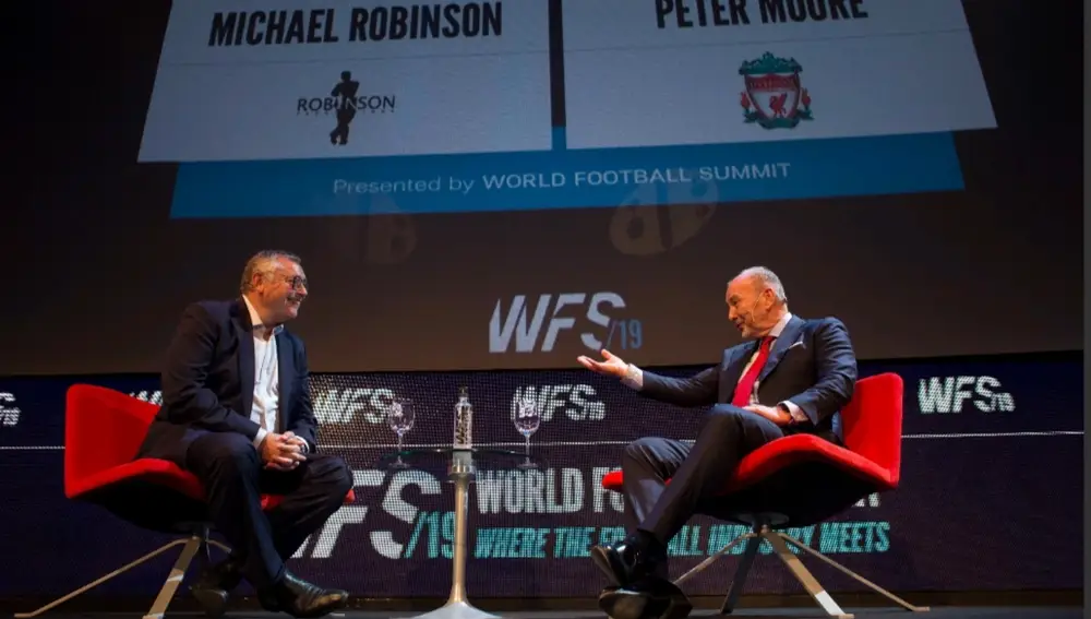 Michael Robinson y Peter Moore