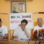 Rueda de prensa de la Plataforma por el Soterramiento en Valladolid