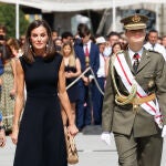 Letizia y Leonor en Pontevedra.