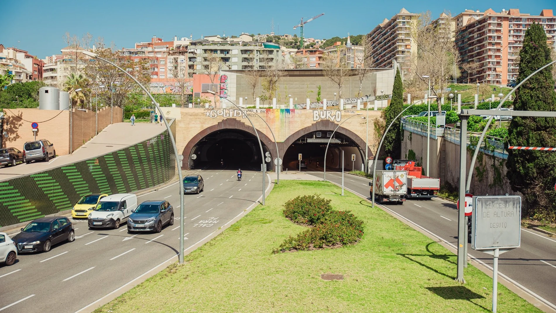 El túnel de la Rovira de Barcelona